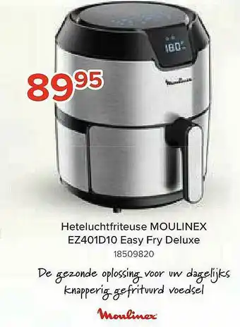 Euroshop Heteluchtfriteuse Moulinex aanbieding