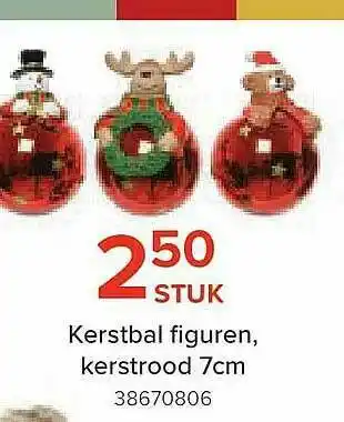 Kerstbal Figuren, Kerstrood