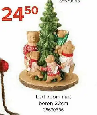 Euroshop Led Boom Met Beren aanbieding