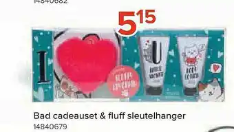 Bad Cadeauset & Fluff Sleutelhanger