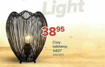 Euroshop Cozy Tafellamp aanbieding