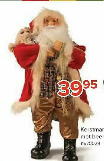 Euroshop Kerstman Met Beer aanbieding