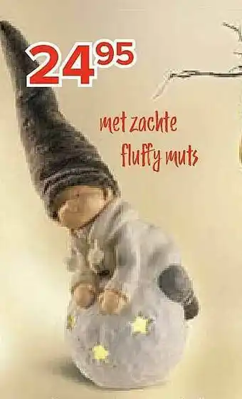 Met Zachte Fluffy Muts