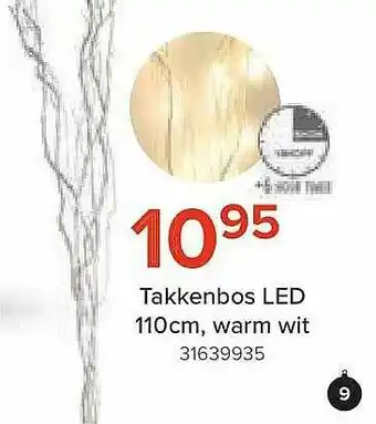 Euroshop Takkenbos Led aanbieding
