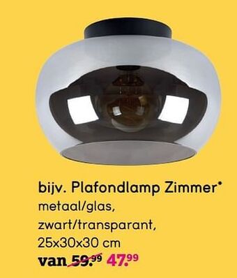 Leen Bakker Plafondlamp zimmer aanbieding