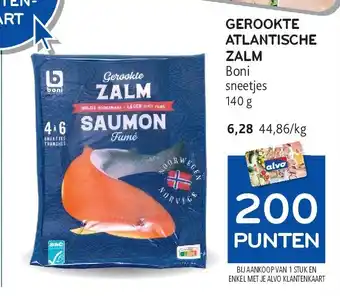 Alvo GEROOKTE ATLANTISCHE ZALM aanbieding