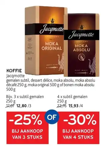 Alvo KOFFIE aanbieding