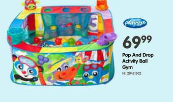 Fun Pop And Drop Activity Ball Gym aanbieding