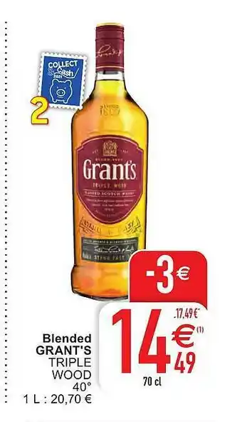 Cora Blended Grant's Triple aanbieding