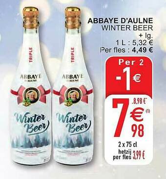 Cora Abbaye D'aulne Winter Beer aanbieding