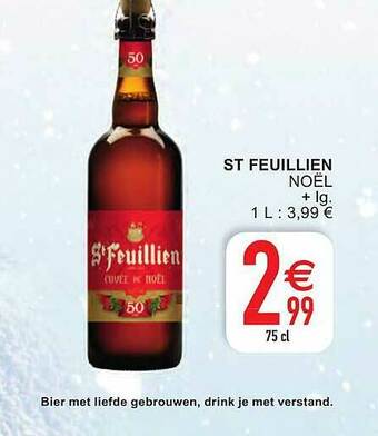 Cora St Feuillien Noёl aanbieding