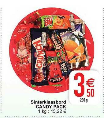 Cora Sinterklaasbord Candy Pack aanbieding