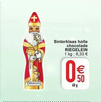 Cora Sinterklaas Holle Chocolade Riegelein aanbieding