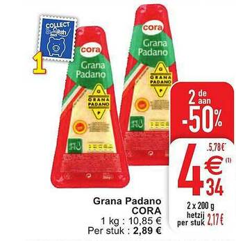 Cora Grana Padano Cora aanbieding