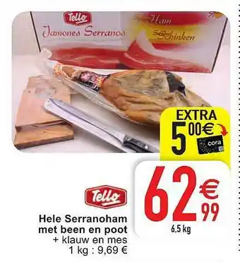 Hele Serranoham Met Been En Poot
