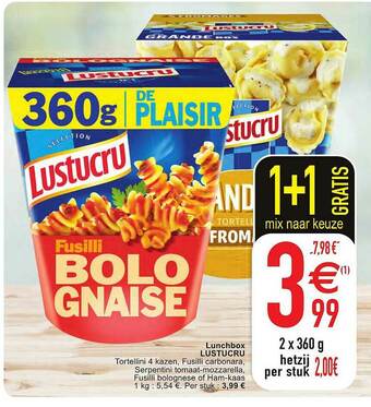 Cora Lunchbox Lustucru aanbieding