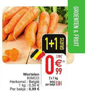 Cora Wortelen aanbieding