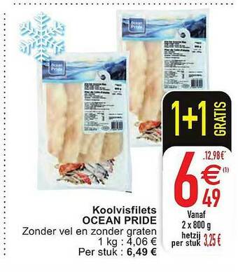 Cora Koolvisfilets Ocean Pride aanbieding