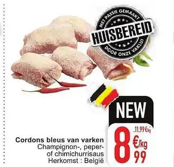 Cora Cordons Bleus Van Varken aanbieding