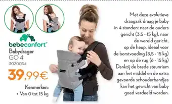 Cora Bebeconfort Babydrager Go 4 aanbieding