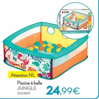 Cora Piscine à balle JUNGLE aanbieding