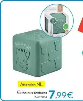 Cora Cube aux textures aanbieding