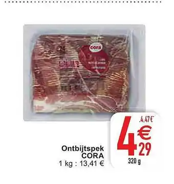 Cora Ontbijtspek Cora aanbieding