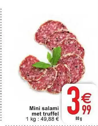 Mini Salami Met Truffel