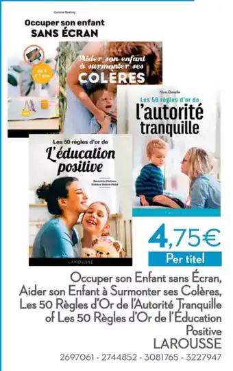 Cora Occuper son enfant SANS ÉCRAN aanbieding