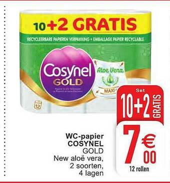 Cora Wc-papier Cosynel aanbieding