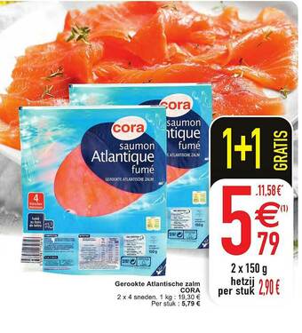 Cora Gerookte Atlantische Zalm aanbieding