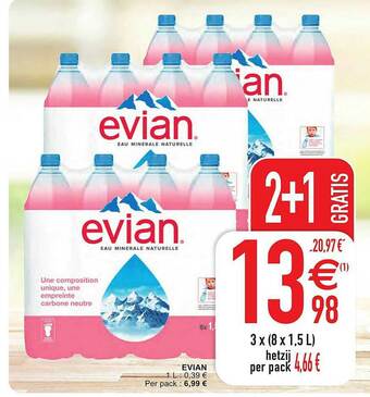 Cora Evian aanbieding