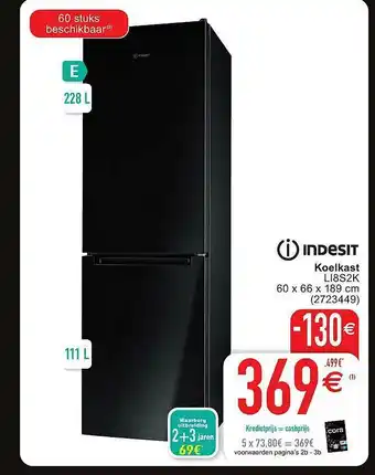 Cora Indesit Koelkast aanbieding