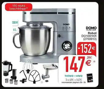 Cora Domo Elektro Robot aanbieding
