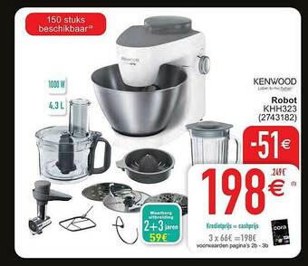 Cora Kenwood Robot aanbieding