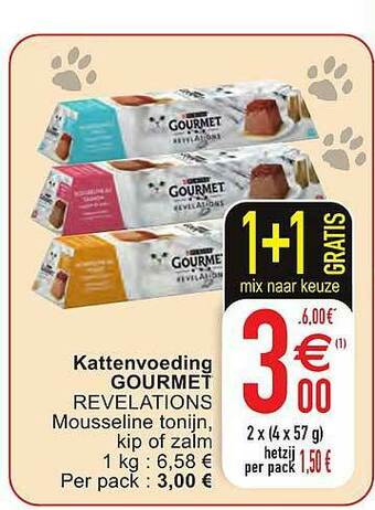 Cora Kattenvoeding Gourmet aanbieding