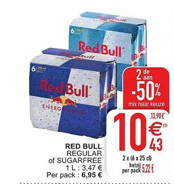 Cora Red Bull aanbieding