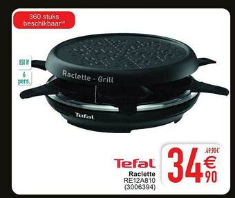 Cora Tefal Raclette aanbieding