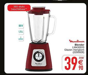 Cora Moulinex Blender aanbieding