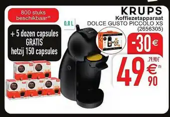 Cora Krups Koffiezetapparaat aanbieding