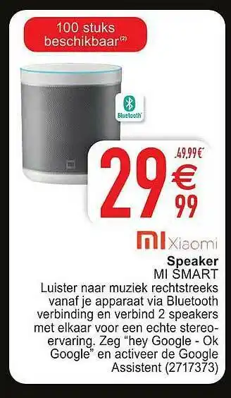 Cora Xiaomi Speaker aanbieding