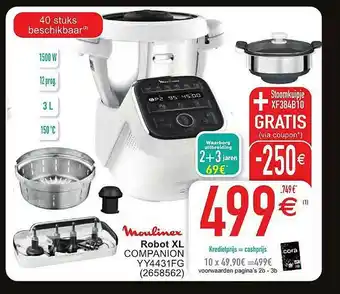 Cora Moulinex Robot Xl aanbieding