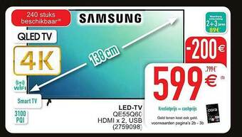 Cora Samsung Led-tv aanbieding