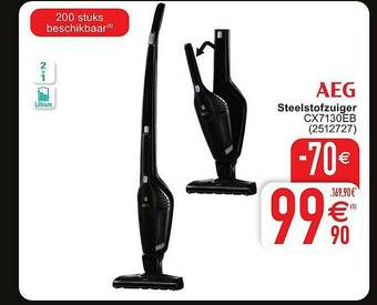 Cora Aeg Steelstofzuiger aanbieding