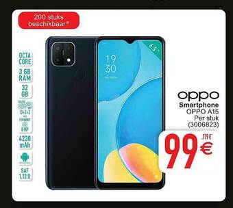 Cora Smartphone Oppo A15 aanbieding