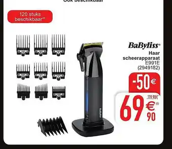 Cora Babyliss Haar Scheerapparaat aanbieding