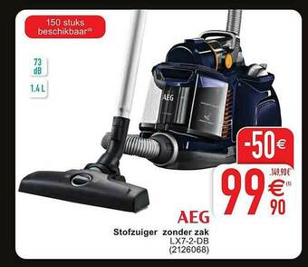 Cora Aeg Stofzuiger Zonder Zak aanbieding