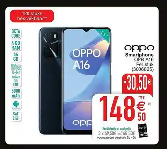 Cora Oppo Smartphone Opb A16 aanbieding