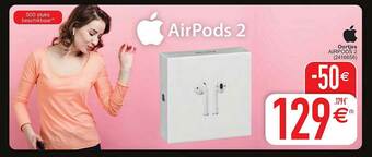 Cora Oortjes Airpods 2 aanbieding