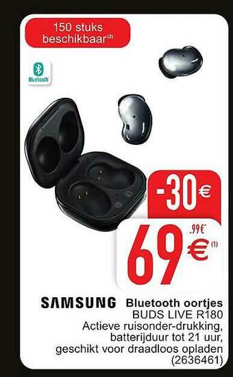 Cora Samsung Bluetooth Oortjes aanbieding